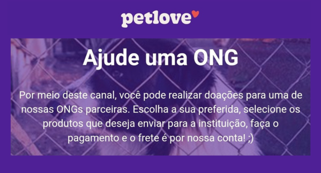 Ajude uma ONG